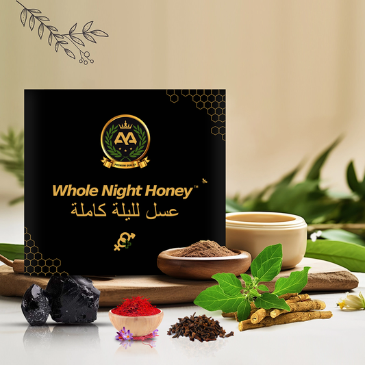 Whole Night Honey 12 Days Supply 12 Sachets 1 Box